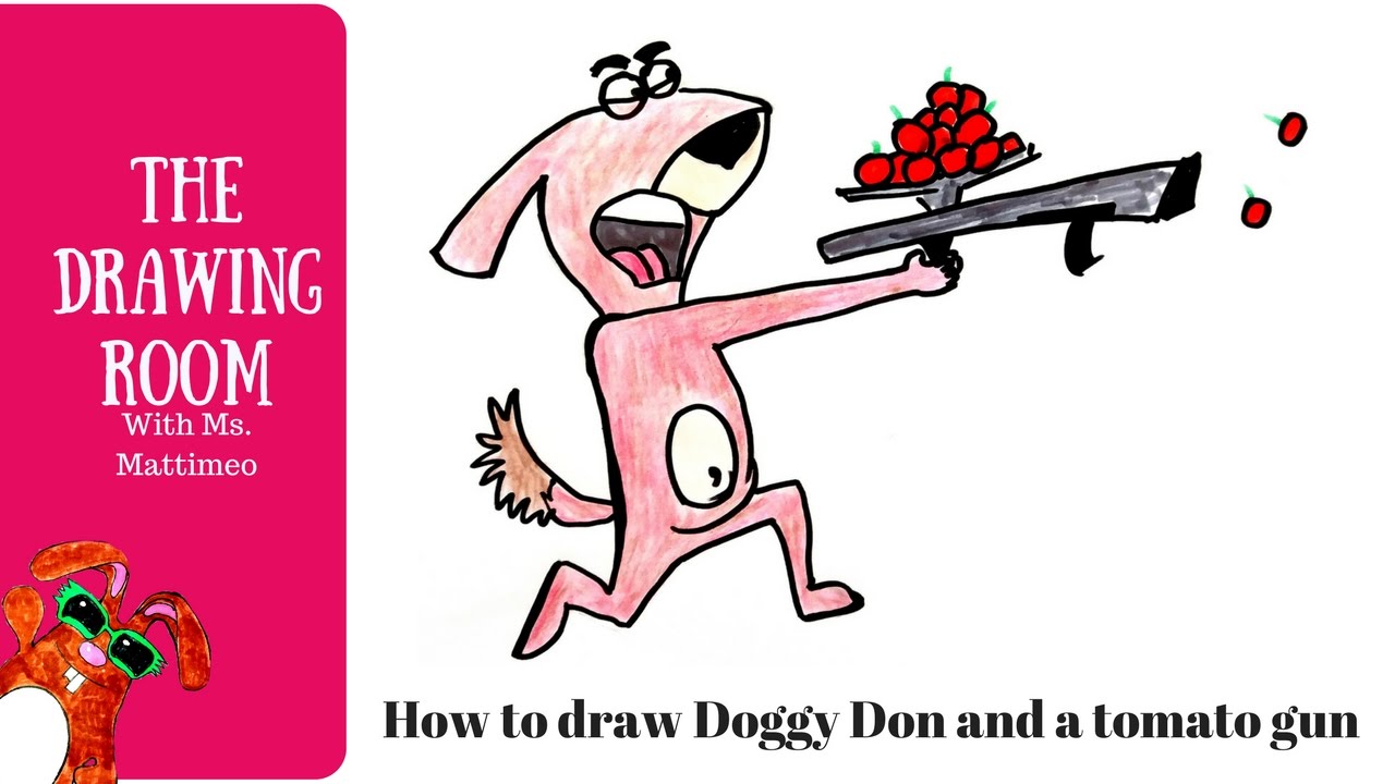 1280x720 How To Draw Doggy Don With A Tomato Launcher