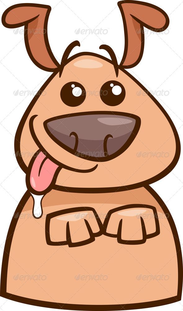 590x1002 Mood Hungry Dog Cartoon Illustration Animal, Beg, Canine