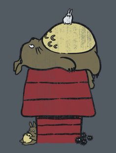 236x312 Very Classic Drawing Of Snoopy Sleeping On Top Of His Doghouse