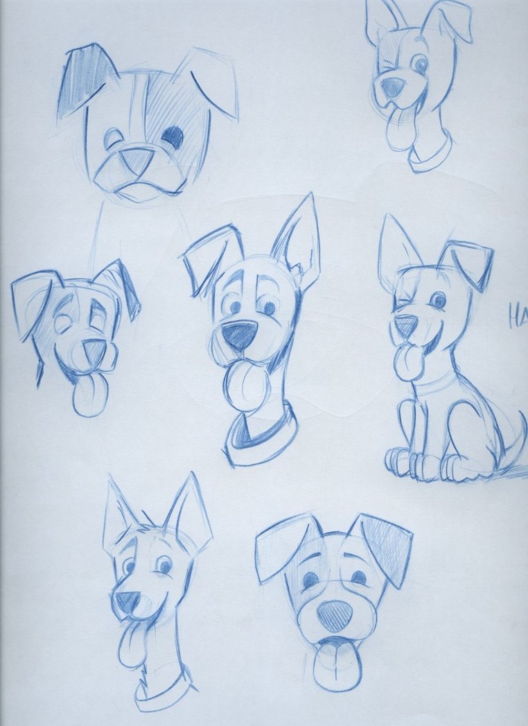 762x1047 Cartoon Dog Sketch By Timmcfarlin