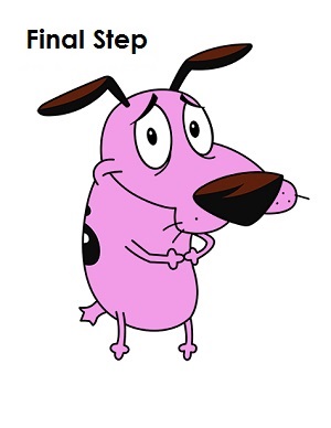 300x388 Ht Draw Courage The Cowardy Dog Cartoon Project