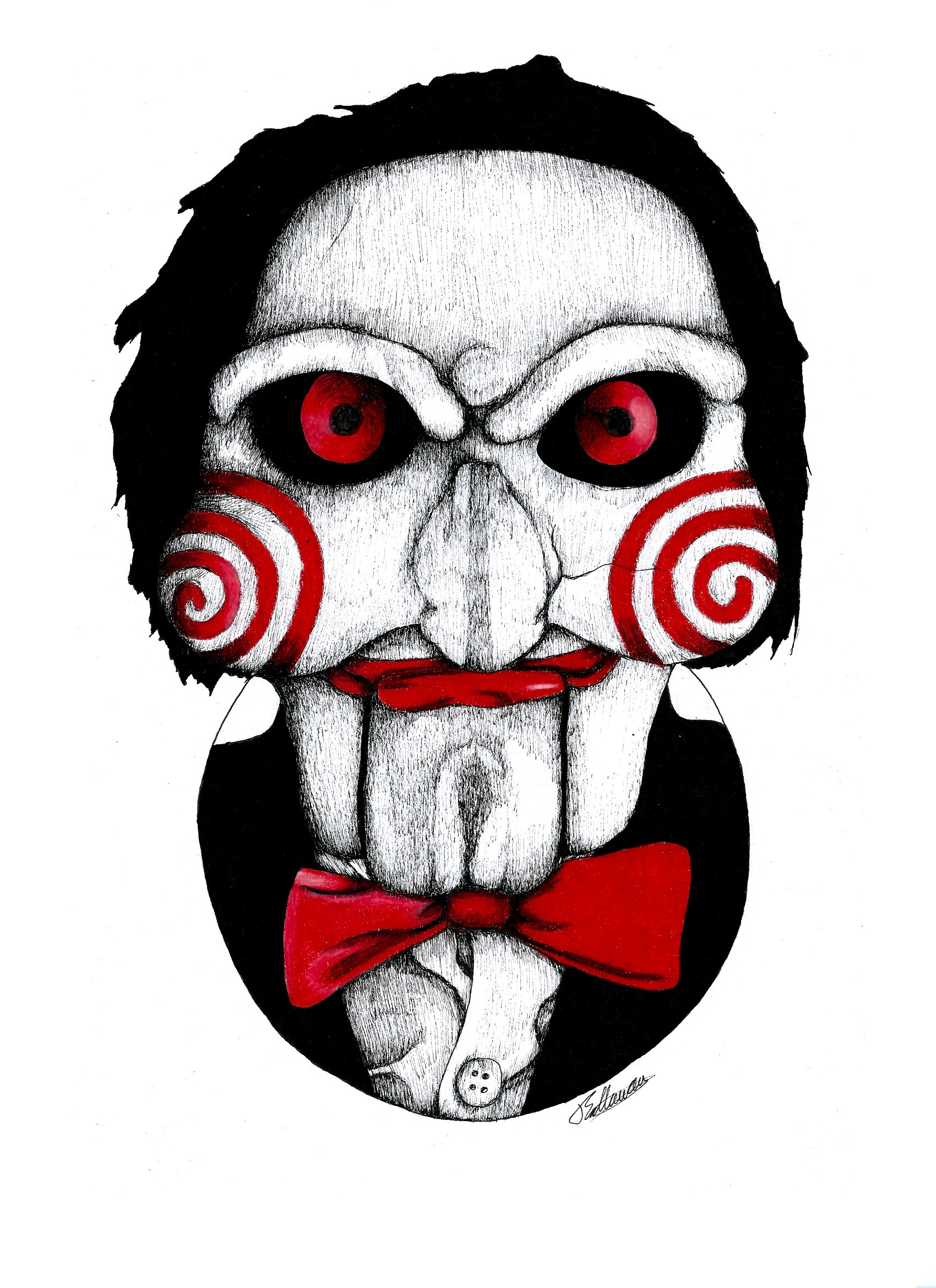 1700x2338 Saw Doll Drawing.