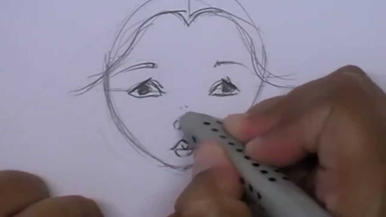 1280x720 Drawing A Doll Face