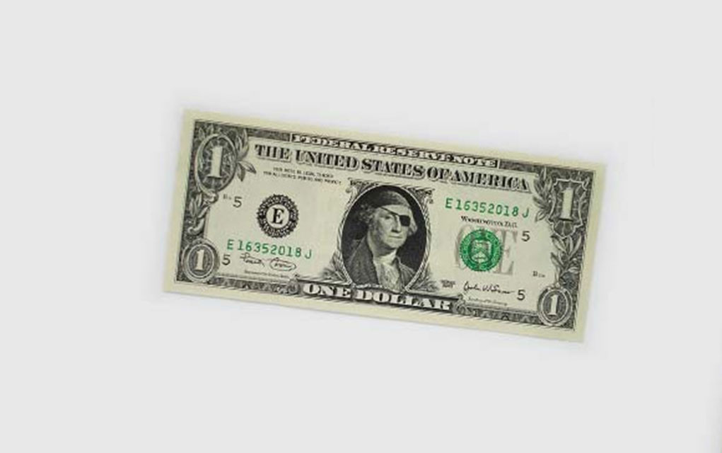 1021x640 Dollar Bill Art Makes It Worth More Than A Dollar