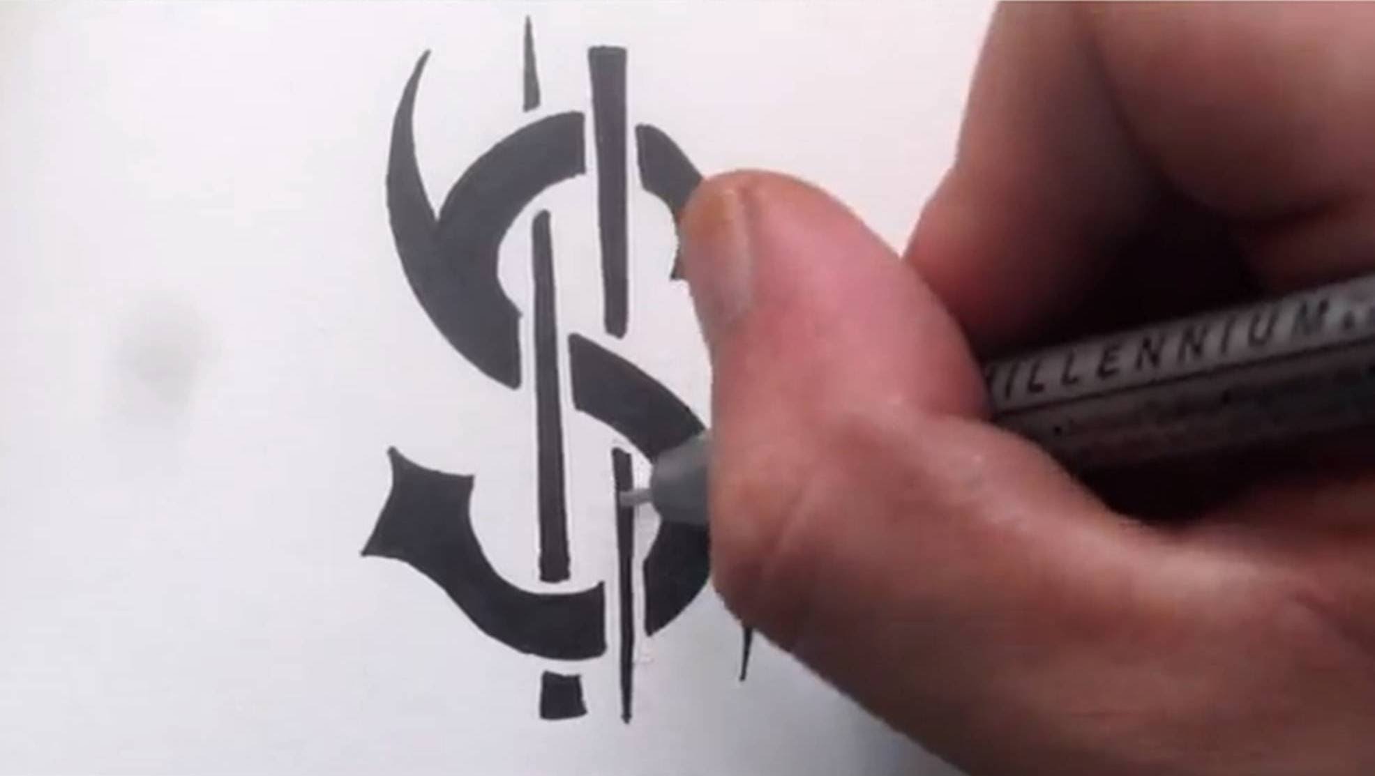 1971x1113 How To Draw A Dollar Sign