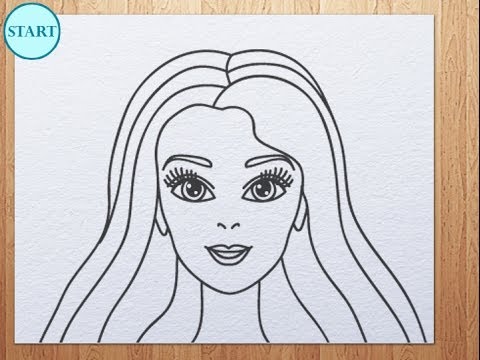 480x360 How To Draw Barbie Face