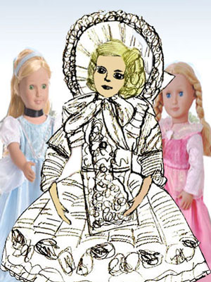 300x401 How To Draw A Doll