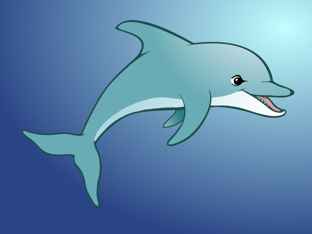 1024x768 Dolphin Cartoon Drawing Dolphin Cartoon Drawing Art For Kids How