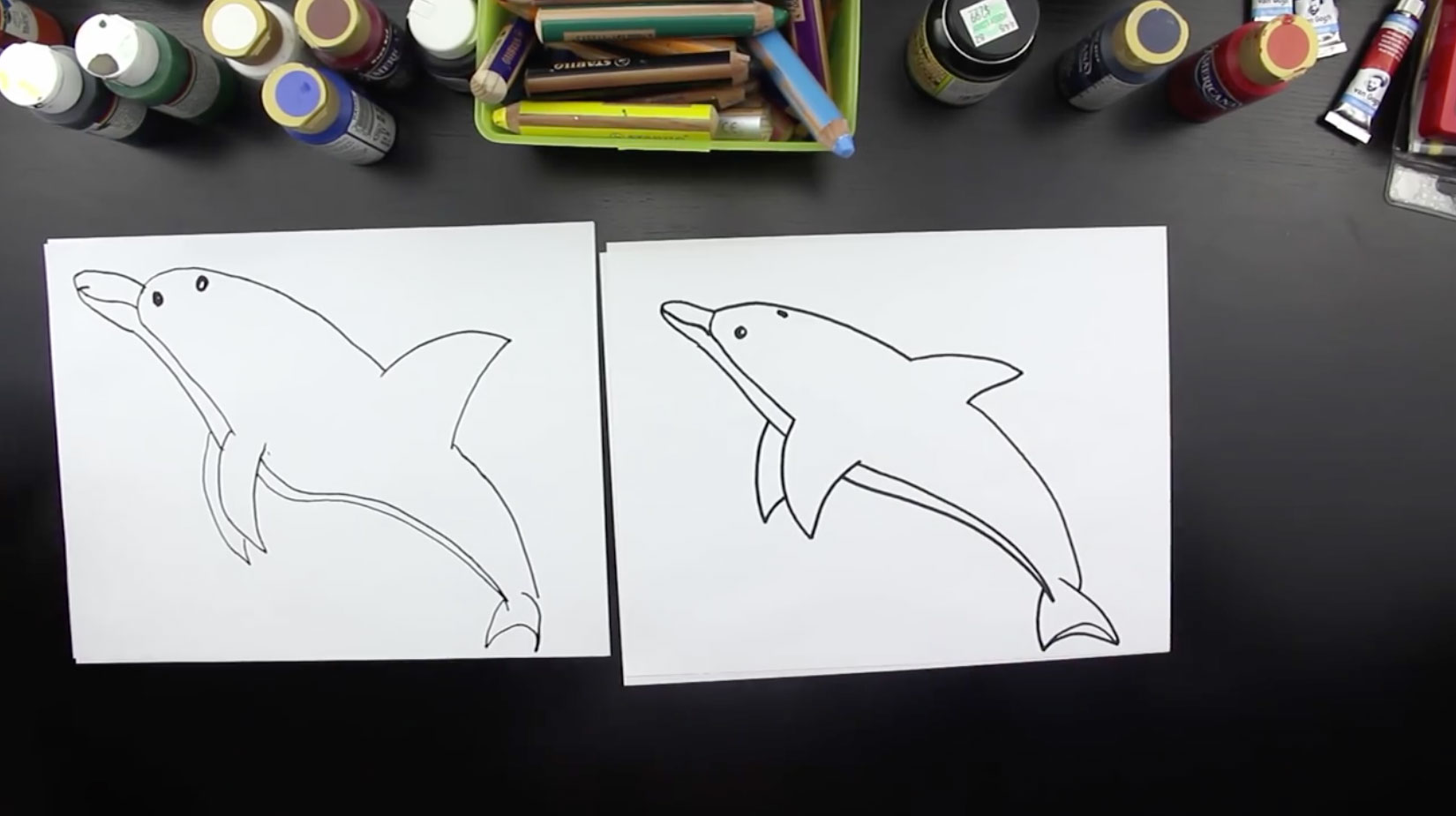 1650x925 How To Draw A Dolphin