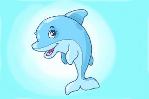 300x200 How To Draw A Dolphin