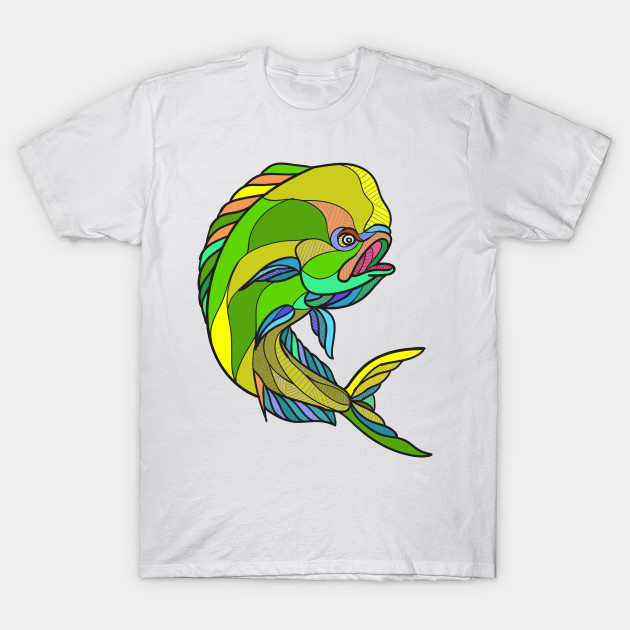630x630 Mahi Mahi Dorado Dolphin Fish Drawing