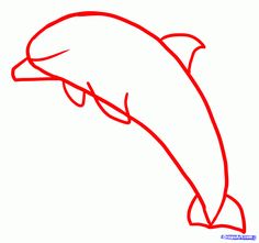 236x221 How To Draw A Jumping Dolphin Step 8 Art Drawings