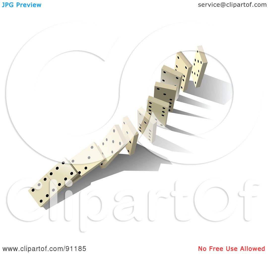 1080x1024 Dominoes Falling Drawing