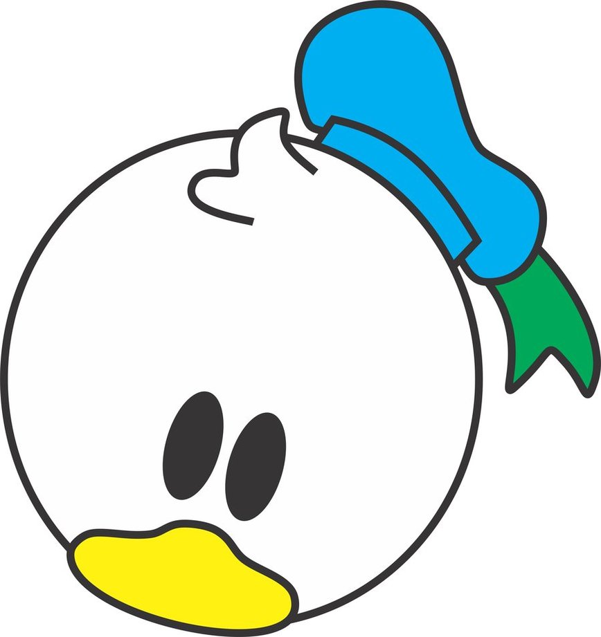 868x921 Donald Duck Face By Duckmite