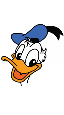 215x382 How To Draw Donald Duck, Walt Disneys Characters, Cartoons, Easy