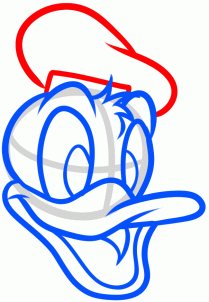 209x302 How To Draw How To Draw Donald Duck Easy