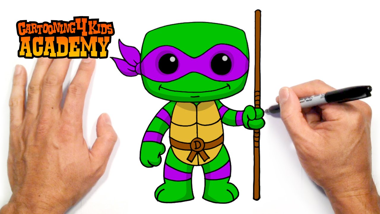 1280x720 How To Draw Donatello Tmnt (Beginners Art Tutorial)
