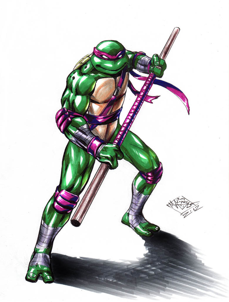 779x1026 Tmnt Donatello Color By Matiassoto