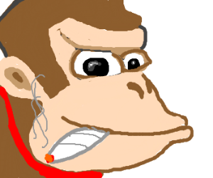 300x250 Donkey Kong Smoking A Blunt