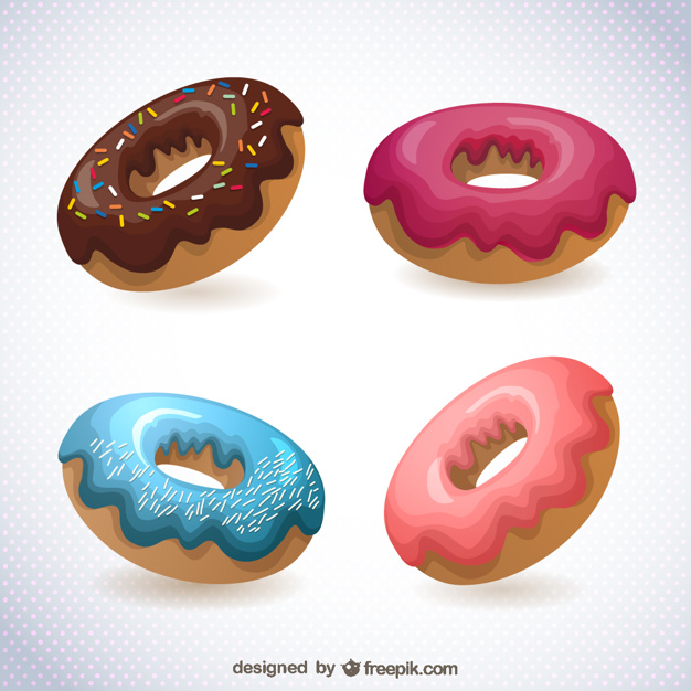 626x626 Donuts Drawing Free Vector Free Download