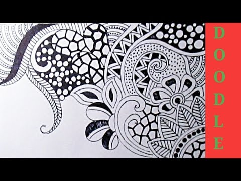 480x360 Very Easy Speed Doodling Draw Doodle With Pen Drawing