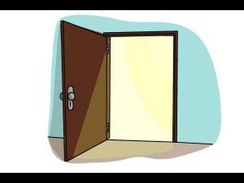 480x360 How To Draw An Open Door