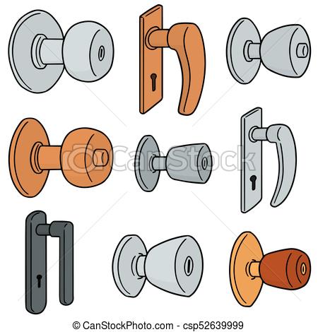 450x470 Vector Set Of Door Knobs Eps Vectors