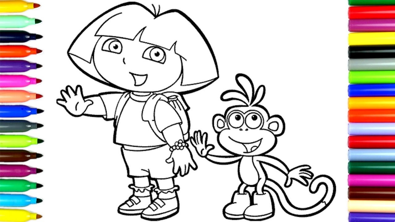 Dora Drawing at GetDrawings | Free download