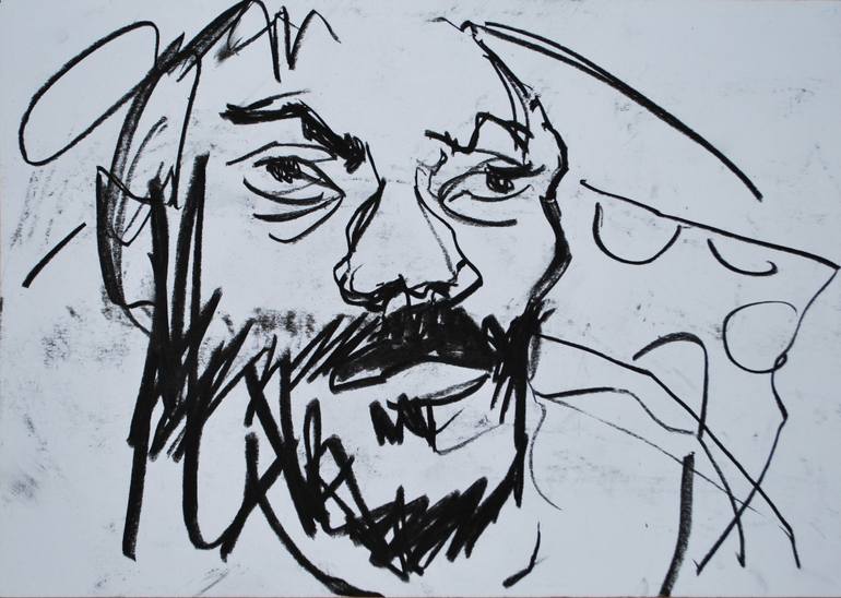 770x548 Saatchi Art Amo.r.3 Drawing By Dora Denerak