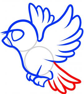 271x302 How To Draw How To Draw A Dove For Kids