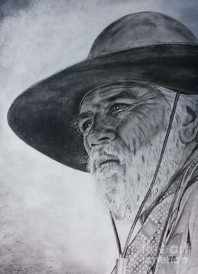 652x900 Lonesome Dove Stare Drawing By Jeffrey Mcdonald