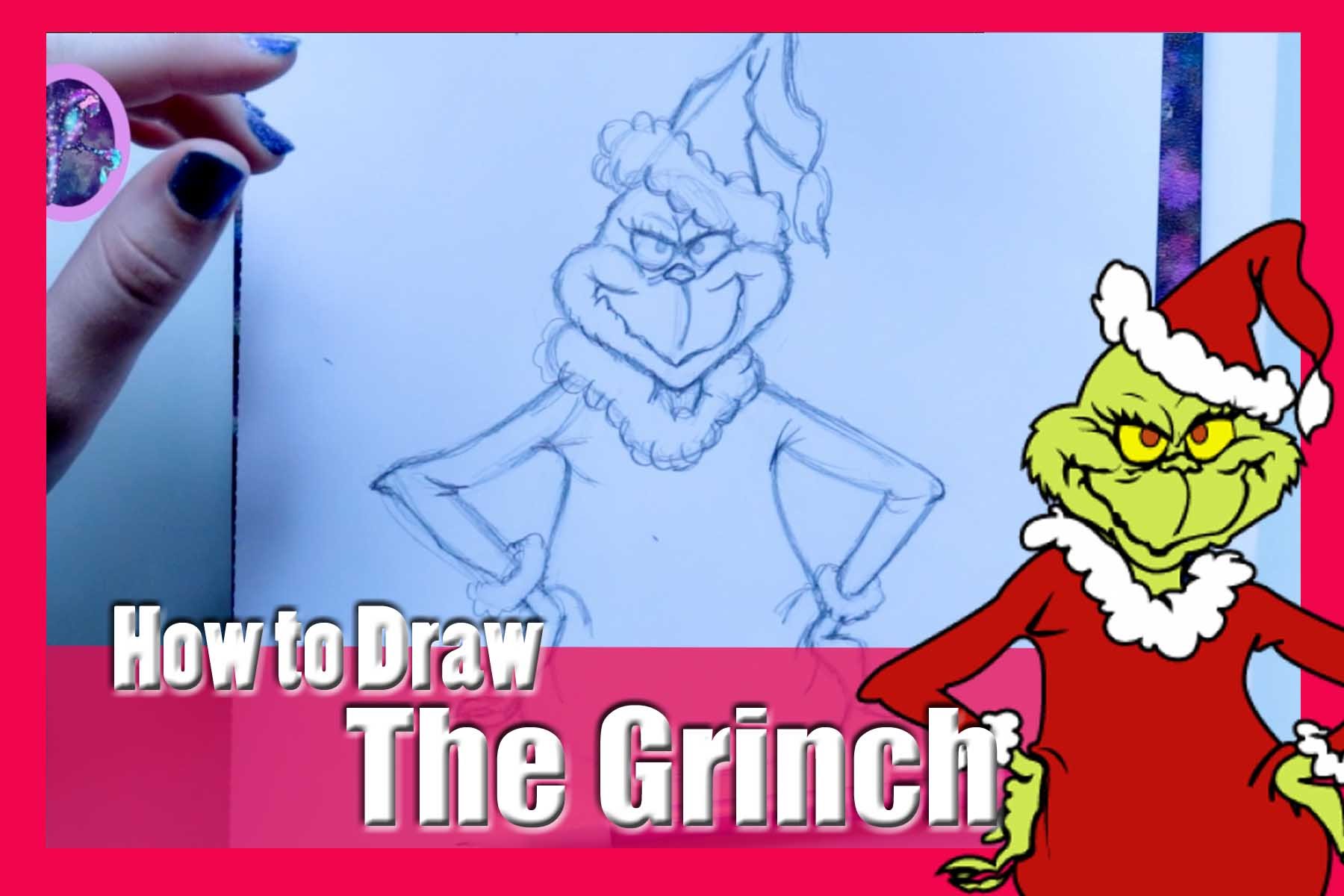1800x1200 How To Draw The Grinch (From Dr. Suess' How The Grinch Stole
