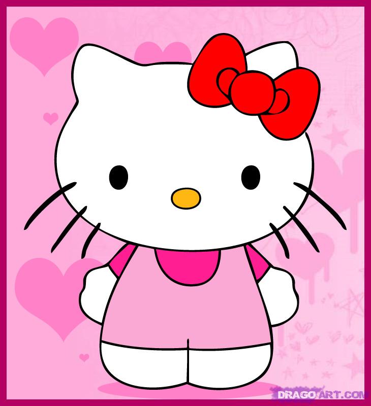730x800 How To Draw Hello Kitty, Step By Step, Characters, Pop Culture