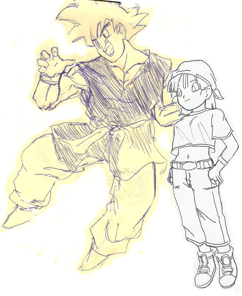 809x988 Dragon Ball Gt Goku And Pan By Uberfayt
