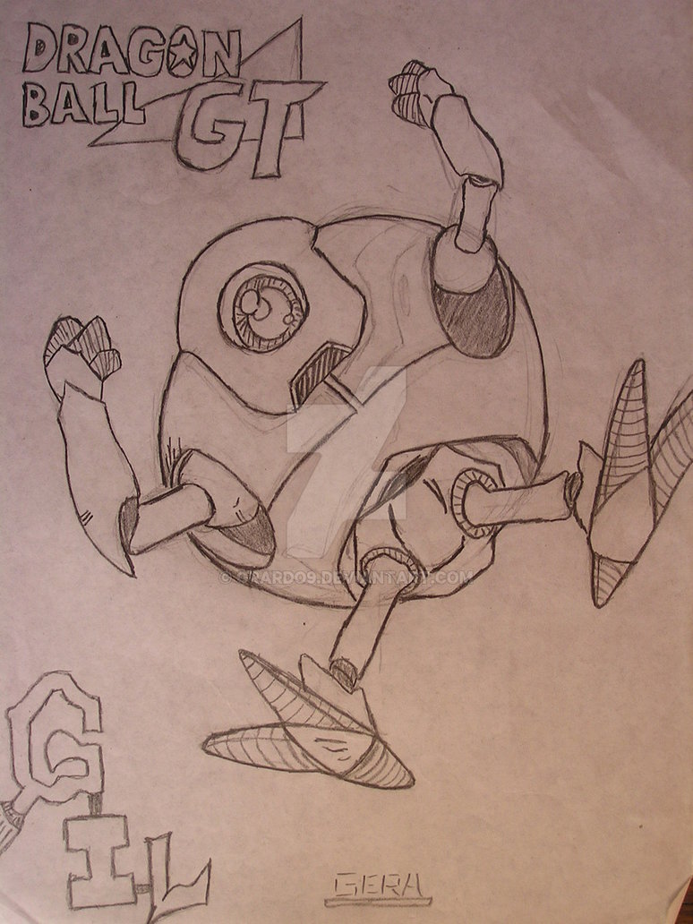 774x1032 Gir From Dragon Ball Gt Drawing By Grardo9