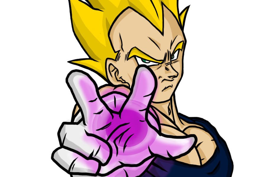 900x600 Dragon Ball Z Vegeta By Chaosbloodlust