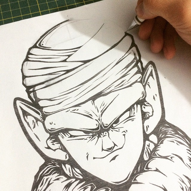 640x640 Piccolo) 2nd Sketch For My Dbz Posters