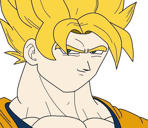 500x433 Dragon Ball Z Images How To Draw Goku Ssj In Ms Paint Step 4 Hd