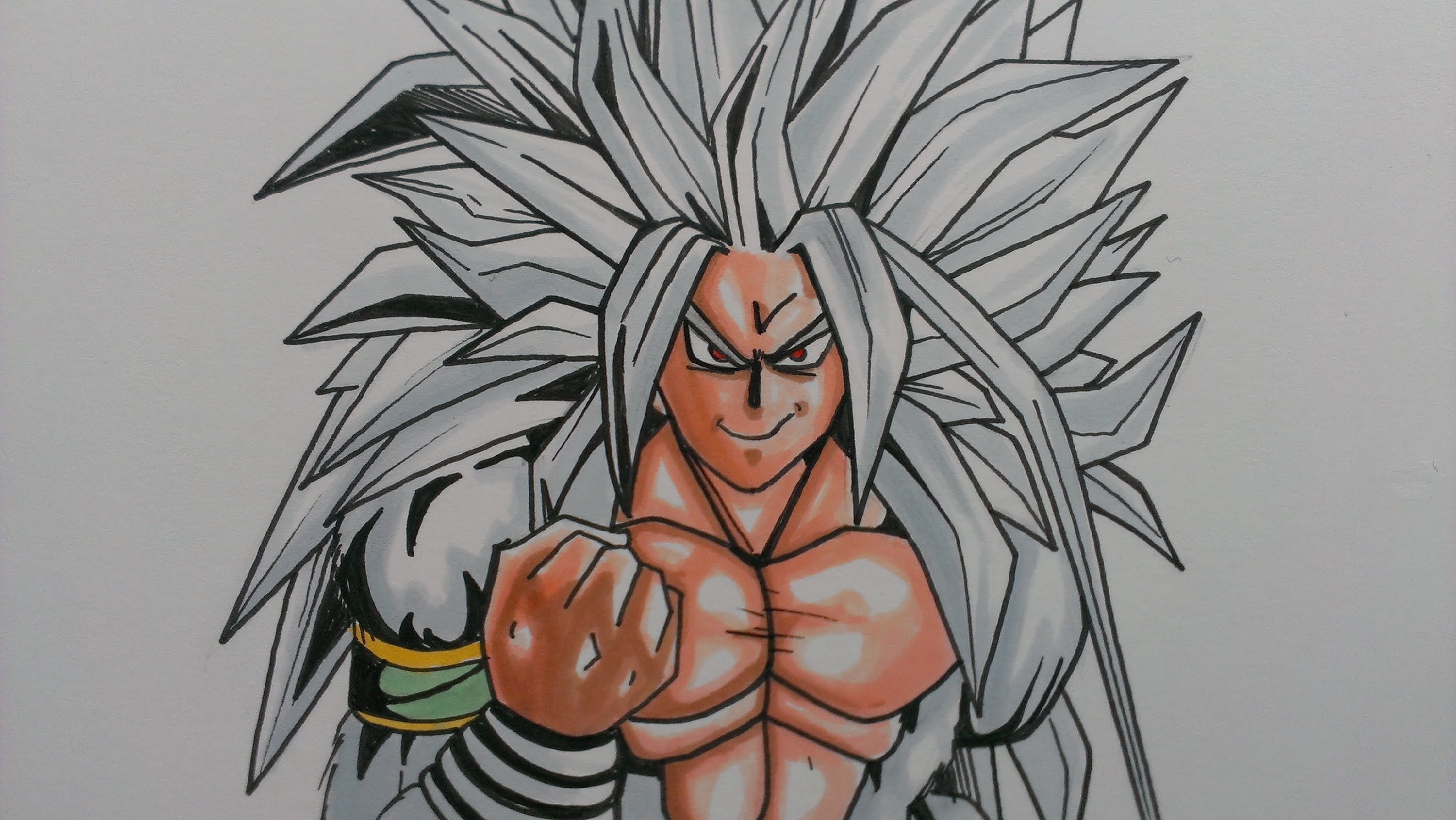 3000x1691 Best Dragon Ball Z Drawings Drawing Vegeta Ssj3, Dragonball Z Af