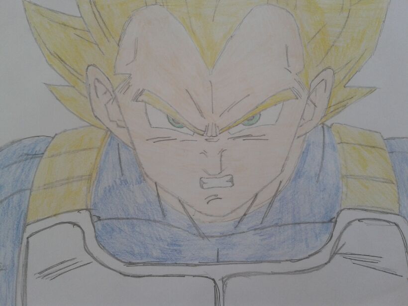 820x615 Old Drawing Vegeta, From Dragon Ball Z By Orion Zuchino