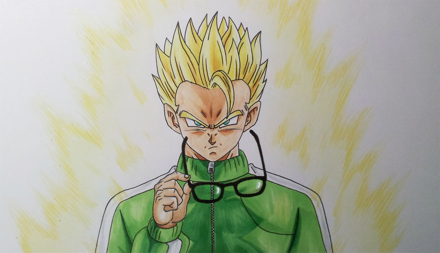 1536x886 Drawing Gohan Super Saiyan