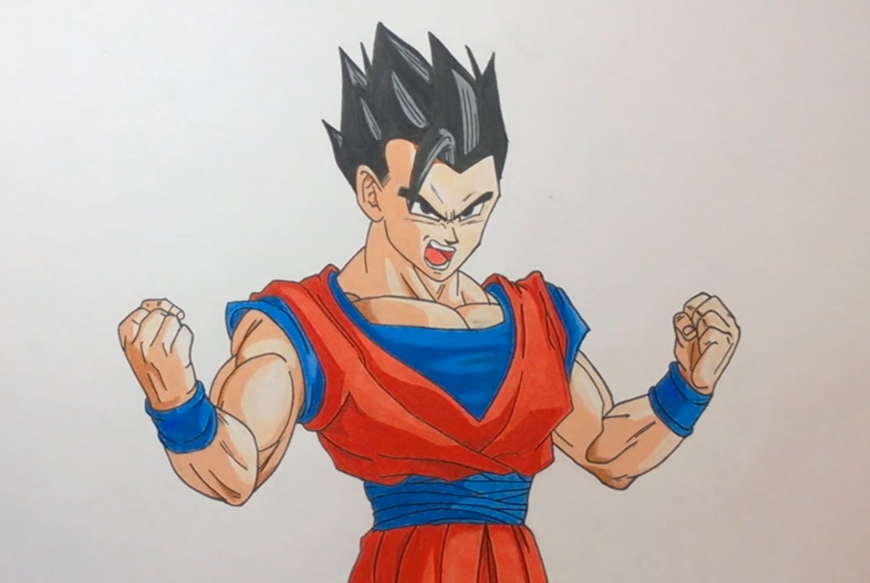 Dragon Ball Z Gohan Drawing at GetDrawings | Free download