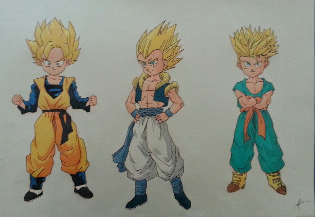 1077x742 Dragon Ball Z ~ Gotengotrunkstrunks By Funkyymonkey