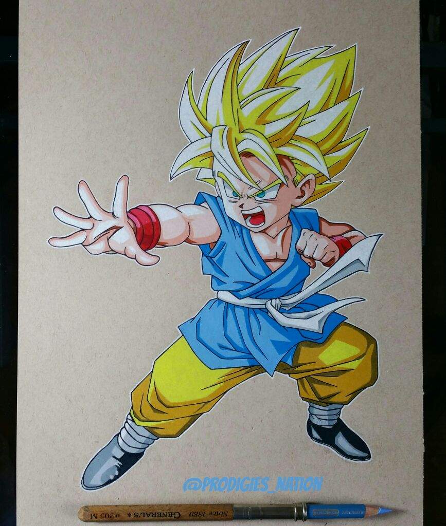 867x1024 Drawing Kid Goku