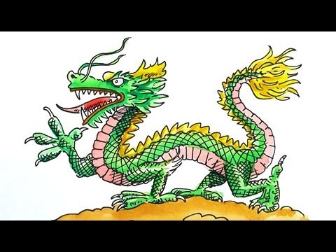 480x360 How To Draw A Chinese Dragon For Chinese New Year