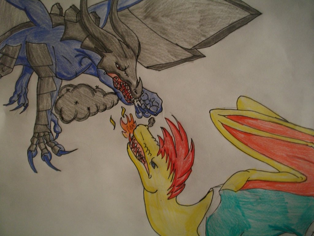 1024x768 Dragon City Fight Platinum Vs Soccer By Crazymangaka99