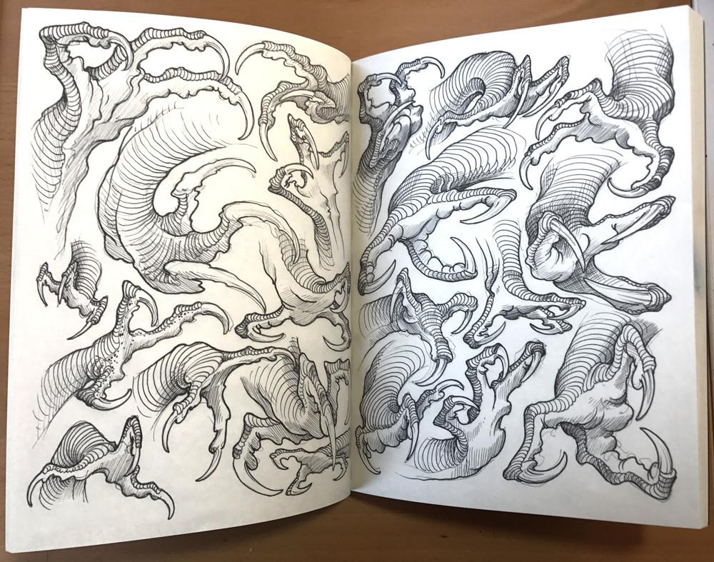 1000x787 Filip Leu Dragon Claws Humanfly Tattoo