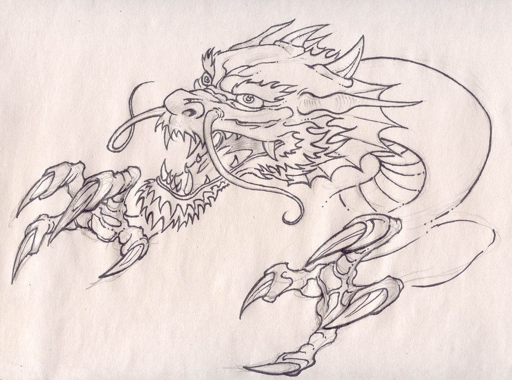 1037x770 Dragon Head And Claws By Pancho Villa