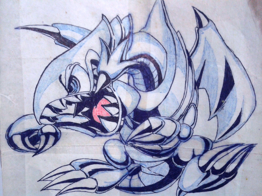 900x675 Blue Eyes Cartoon Dragon By Bluesapphire22