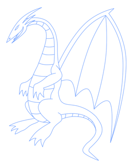 250x327 How To Draw Simple Dragon Drawings